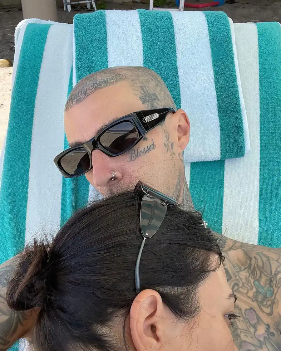 Kourtney Kardashian and Travis Barker Share Romantic Weekend Photos After His Hospitalization
