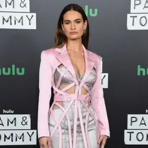 Lily James Goes Blonde