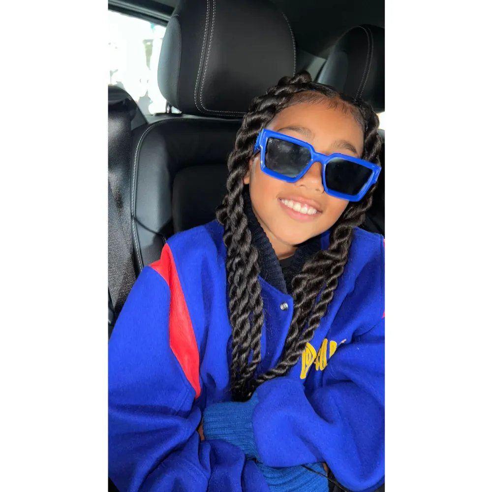 North West Wears Dad Kanye West's Original 2008 Pastelle Jacket