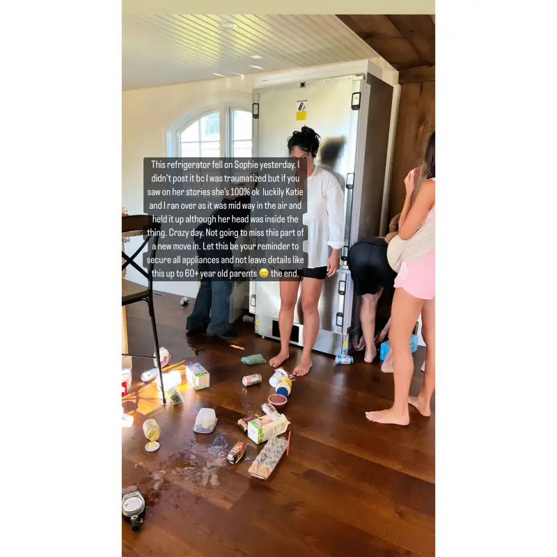 Olivia Culpo Saves Sister Sophia From Falling Refrigerator