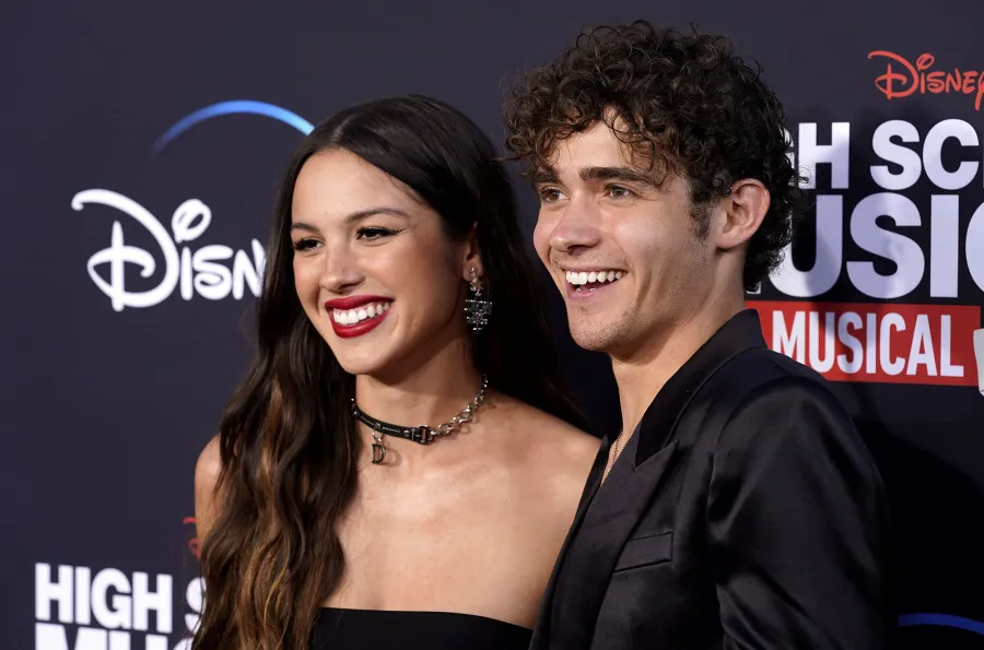 Olivia Rodrigo and Joshua Bassett Reunite for HSMTMTS Season 3 Premiere High School Musical The Musical The Series Red Carpet 6