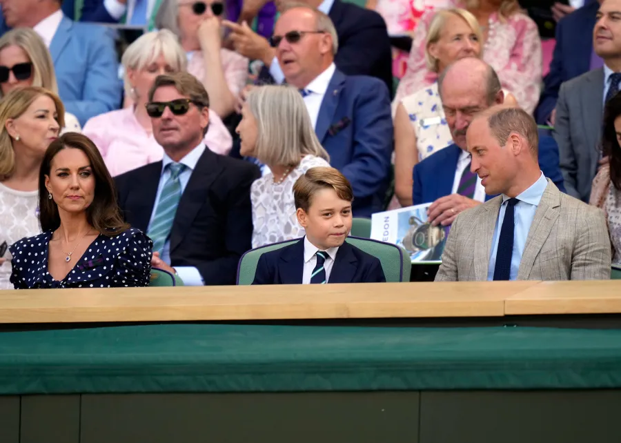 Prince George Makes 2022 Wimbledon Championships Debut While Attending With Prince William and Duchess Kate