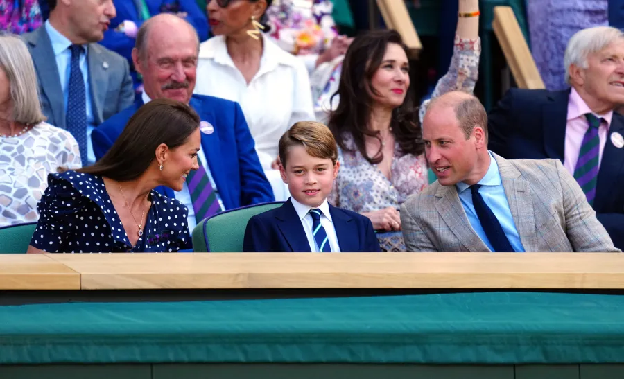 Prince George Makes 2022 Wimbledon Championships Debut While Attending With Prince William and Duchess Kate