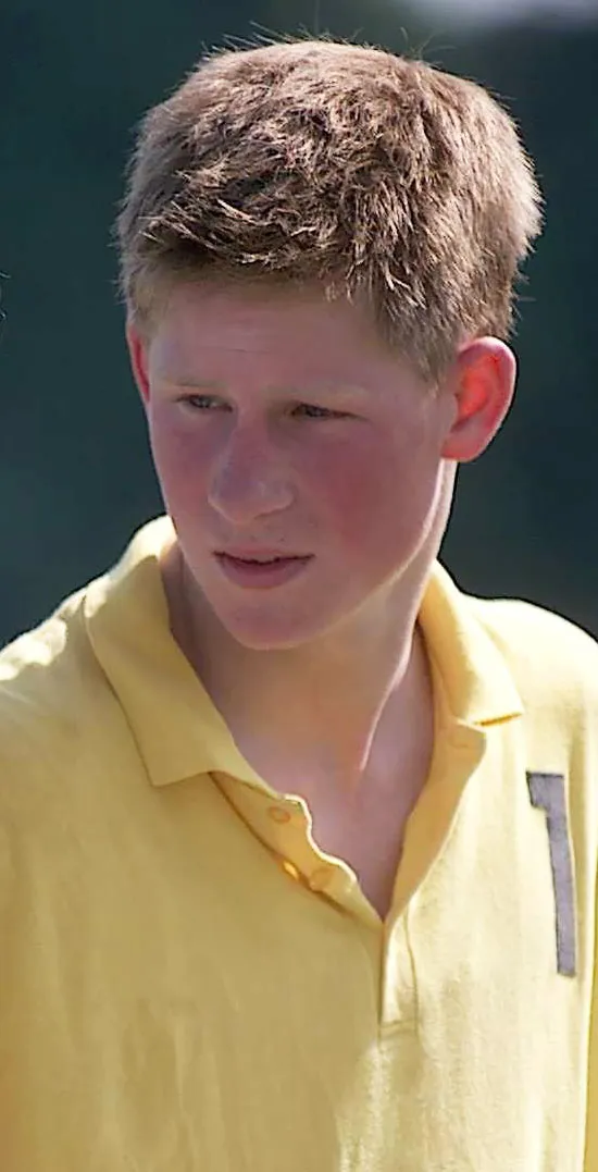 Prince Harry&rsquo;s Nude Photo Scandal: His 5 Most Outrageous Moments yellow polo shirt 2001