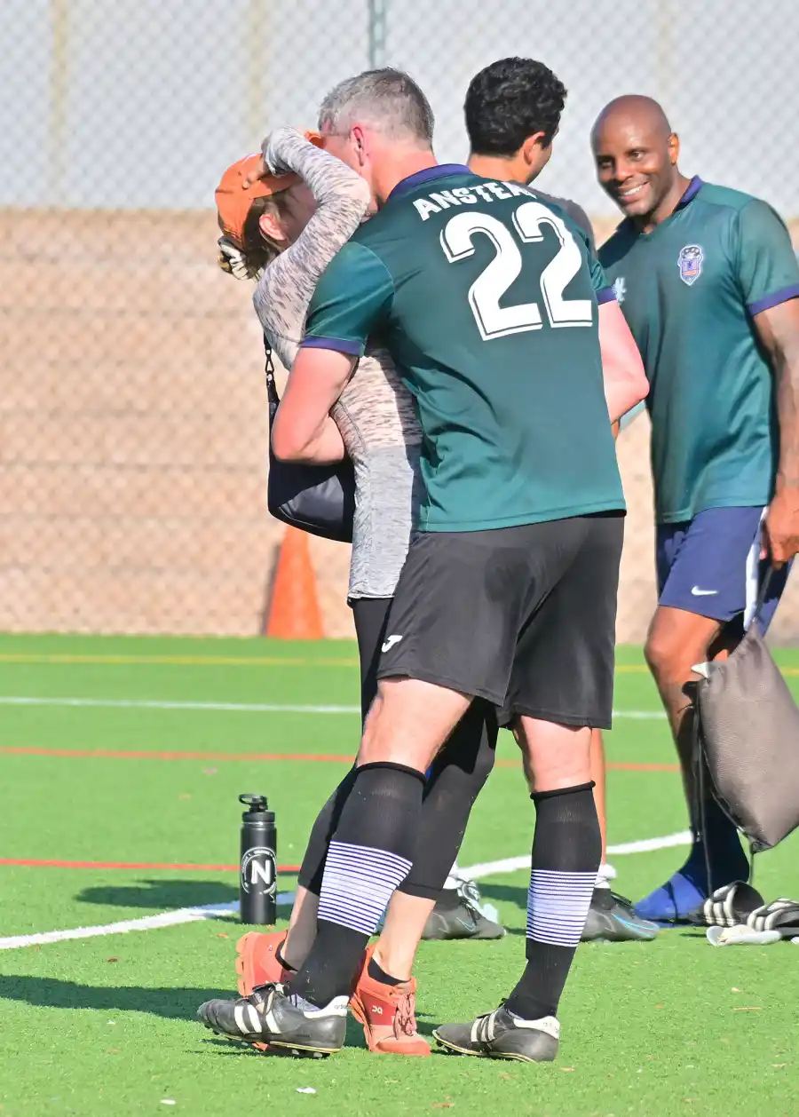 Renee Zellweger and Boyfriend Ant Anstead Pack on the PDA Following a Soccer League Championship Game