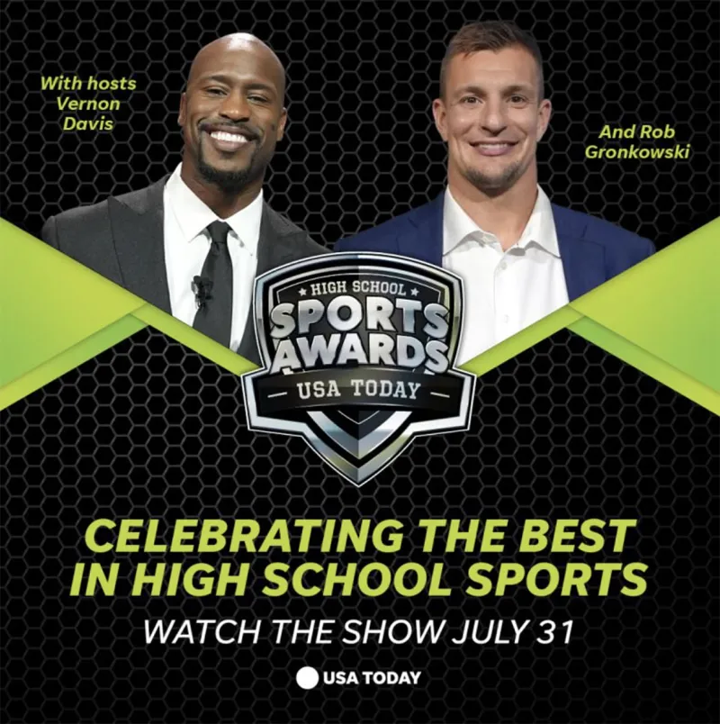Rob Gronkowski and Vernon Davis Set to Host 2022 High School Sports Awards Show