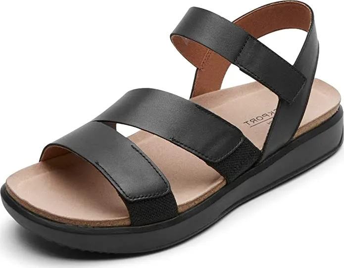Rockport Women's Kells Bay Gore Strap Sandal