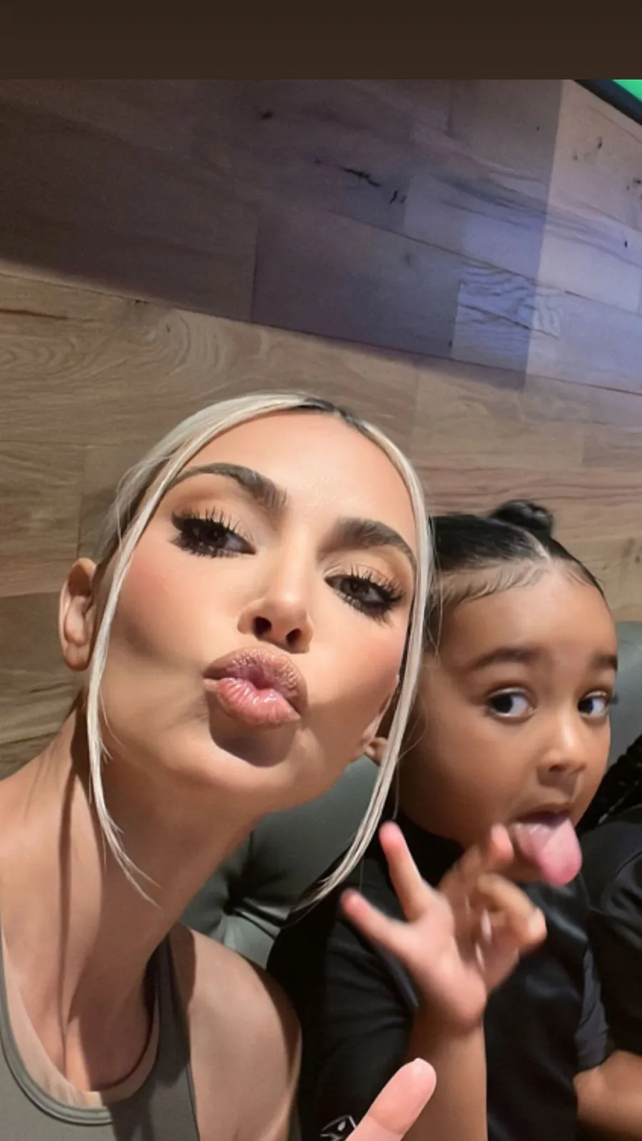 Roller Coasters Skiing Inside Kim Kardashian’s Trip to American Dream Mall With Daughters North and Chicago