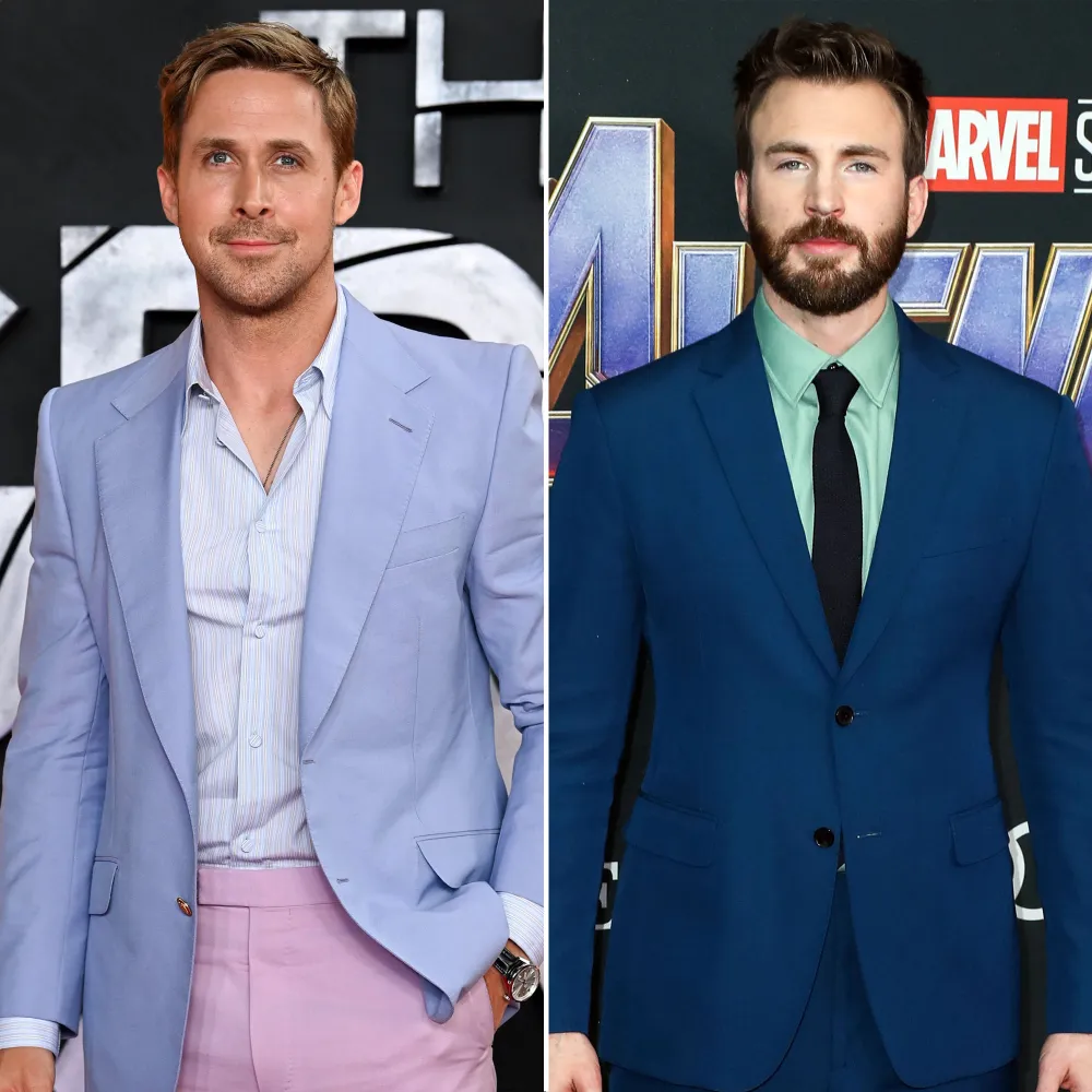 Ryan Gosling Calls Gray Man Costar Chris Evans Mustache a Trash Stache