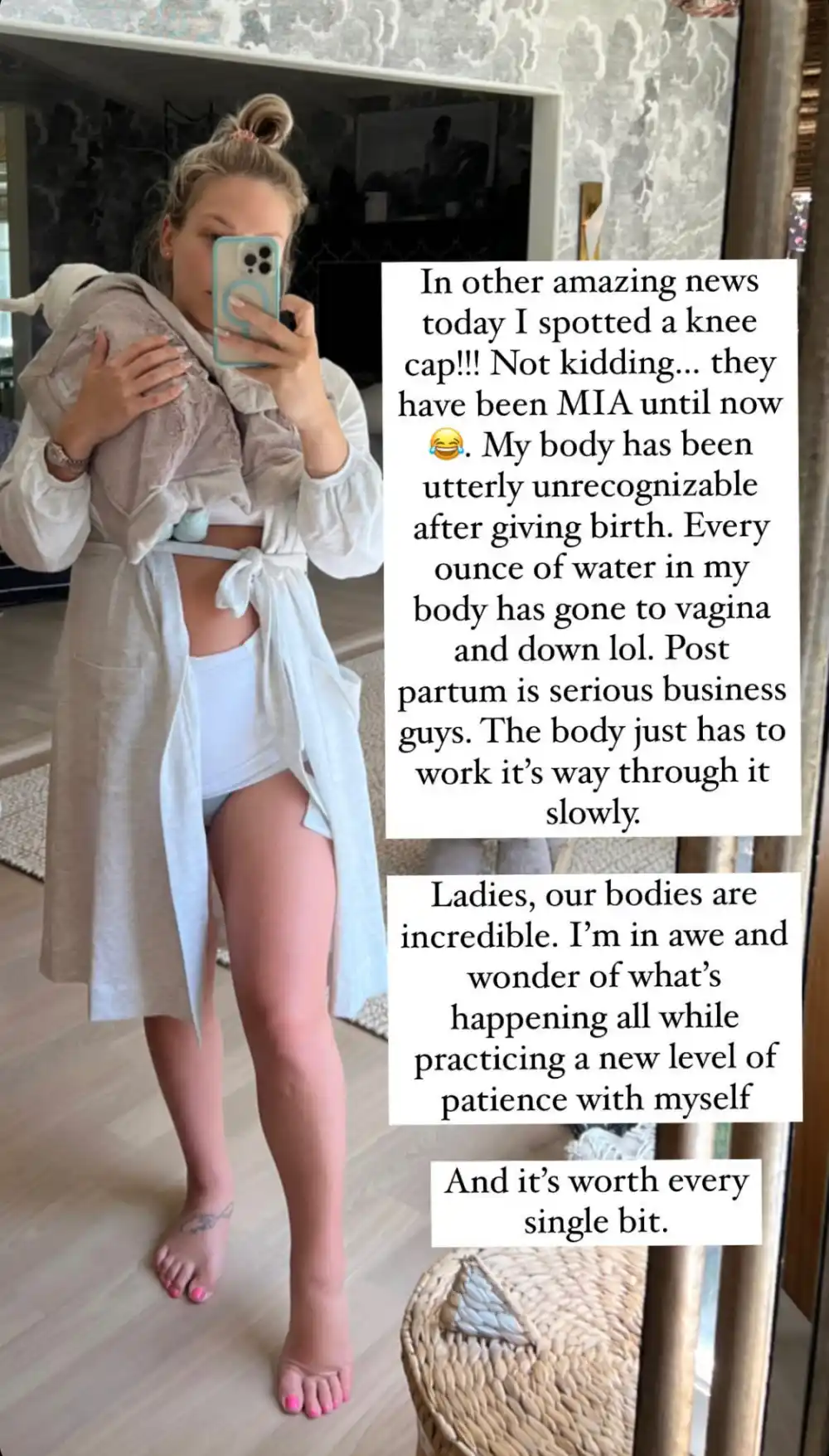 Real Talk! Sharna Burgess Says Her Postpartum Body Is 'Unrecognizable'