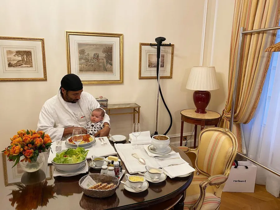 Shay Mitchell Matte Babel Family Album With Their Children