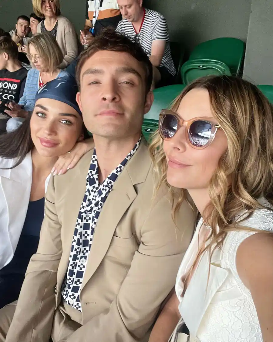 Stars Wimbledon Over Years Ed Westwick Juliet Angus