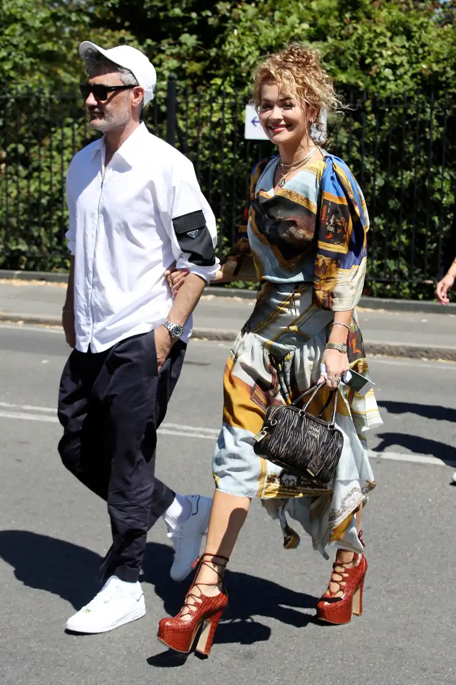 Taika and Rita at Wimbledon