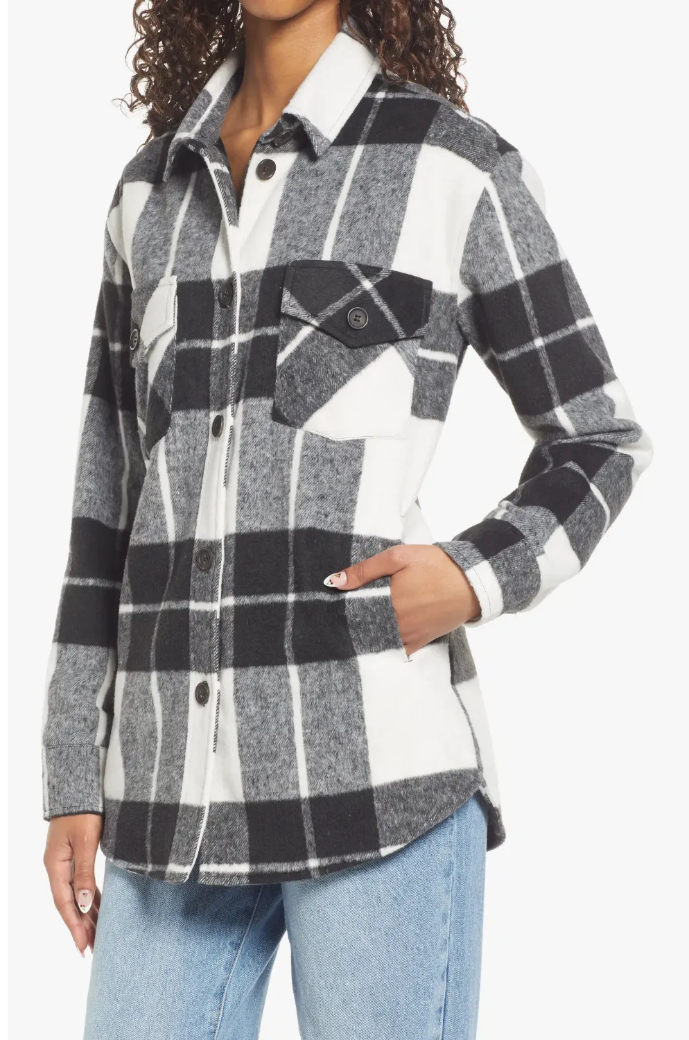 Thread & Supply Plaid Flannel Shacket