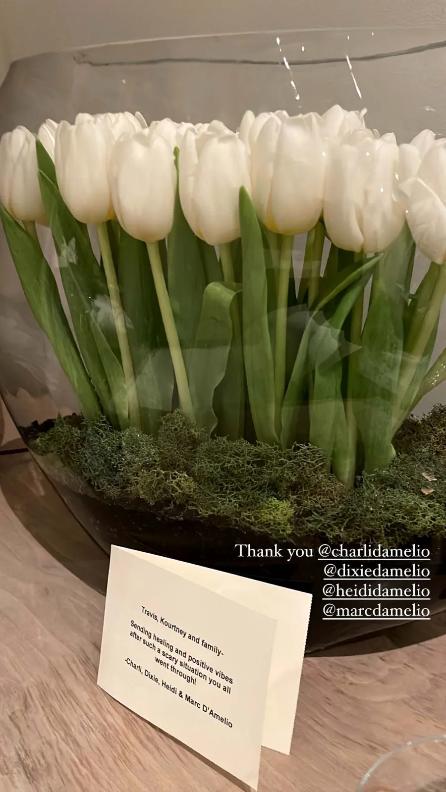 Travis Barker Gets Flowers From Son Landons GF Charli After Health Scare