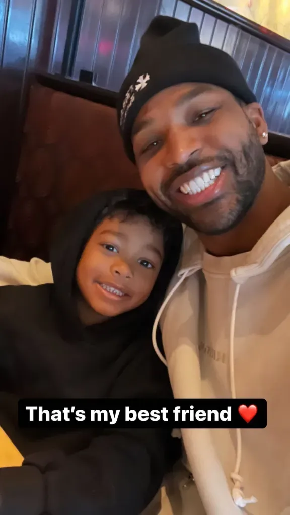 Tristan Thompson Son Prince Are Twins Rare Photo Matching