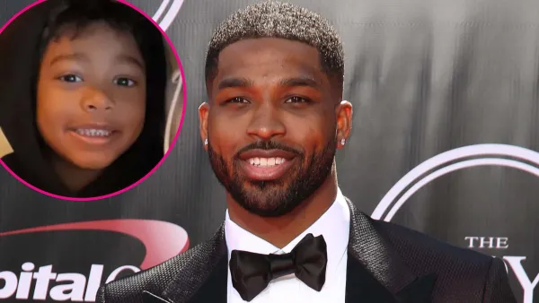 Tristan Thompson Son Prince Are Twins Rare Photo Matching
