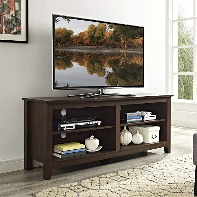 Walker Edison Wren Classic 4 Cubby TV Stand