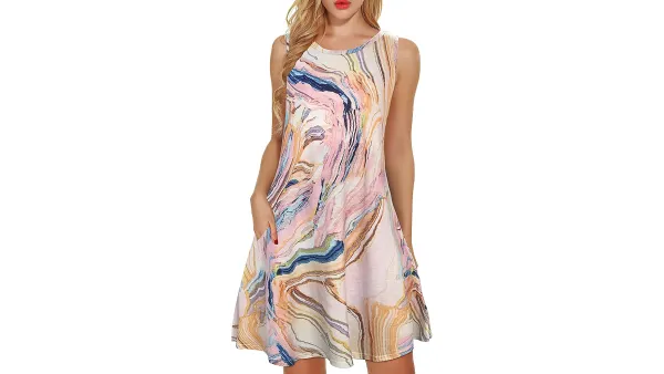 amazon-elescat-swingy-dress