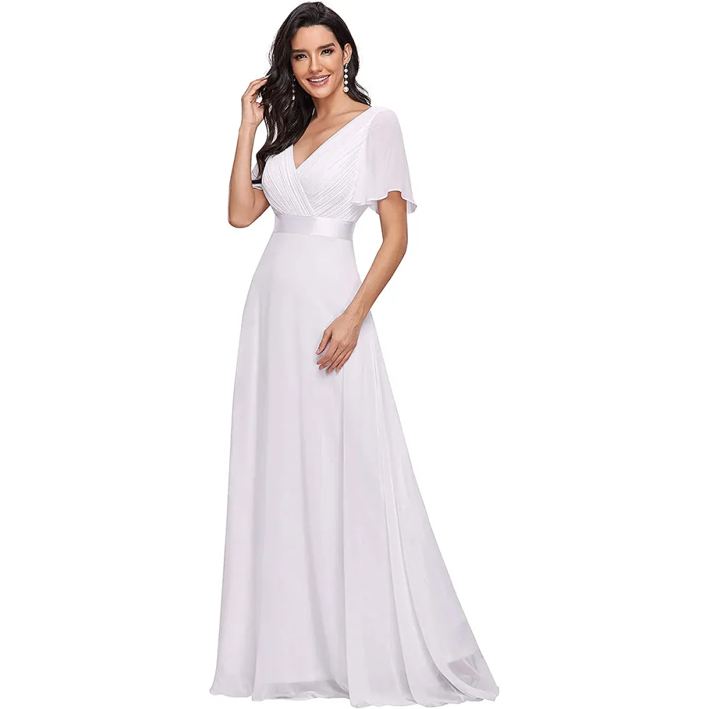amazon-pre-prime-day-wedding-dress-deals-flutter-sleeves
