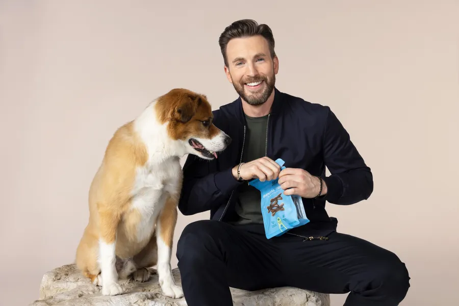 Next-Level Dog Dad! Chris Evans Invests in Dodger's Favorite Food