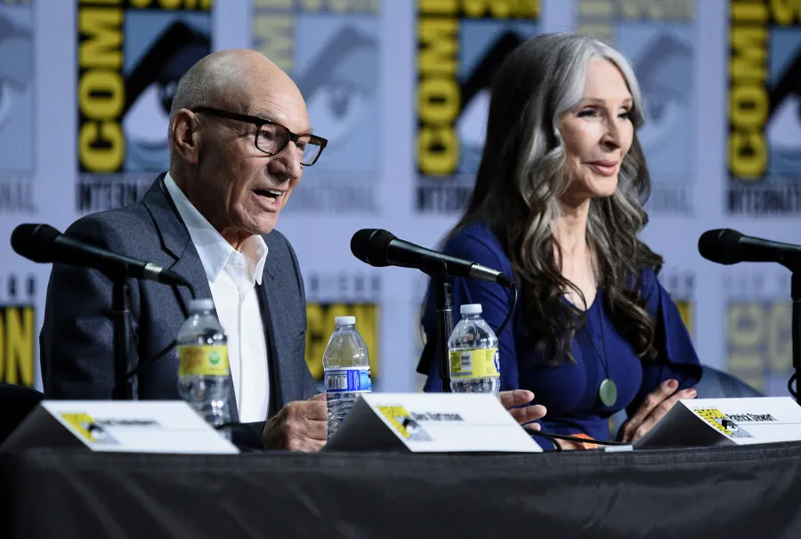 ‘Star Trek’ Reunion! Patrick Stewart, Gates McFadden Team Up at SDCC Panel