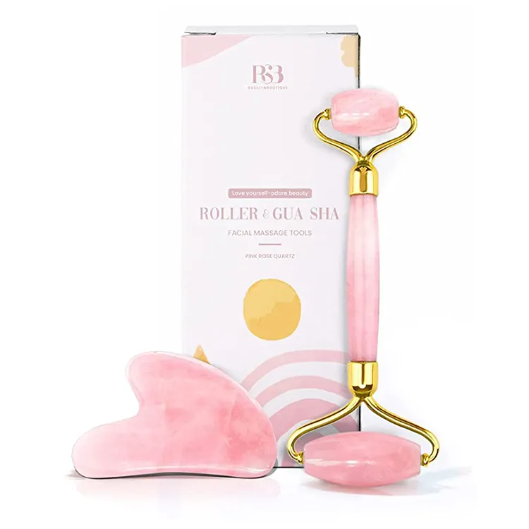 gua sha and jade roller set