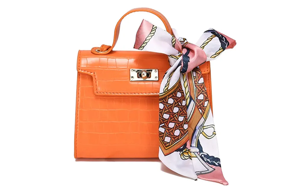 orange handbag