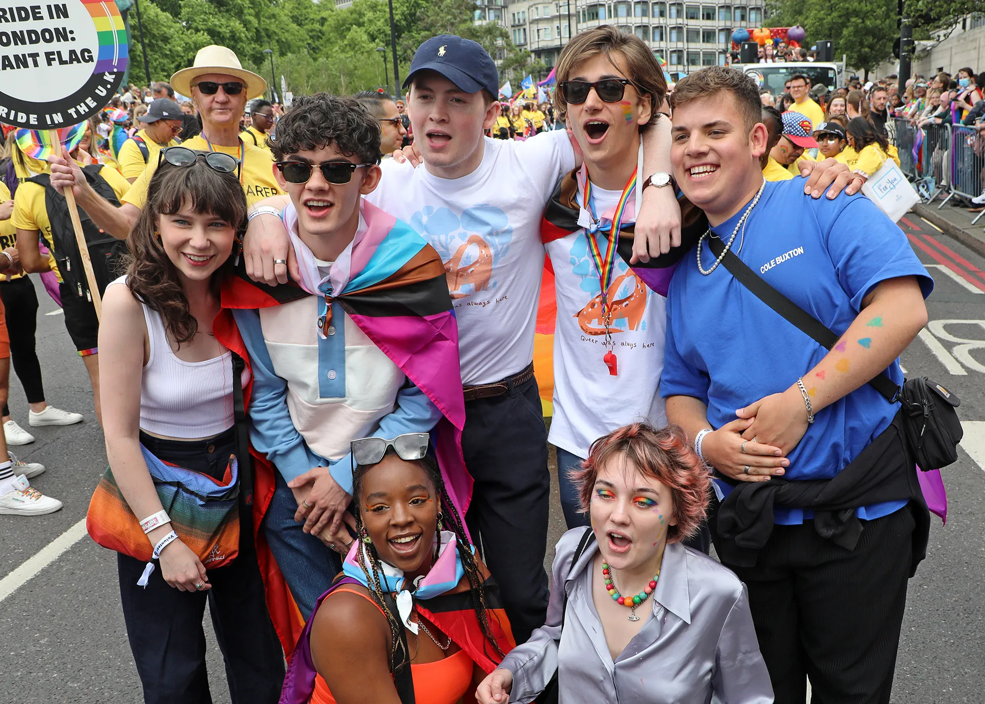 Truham Pride! 'Heartstopper' Cast Reunites to Flip Off Anti-Gay Protestors