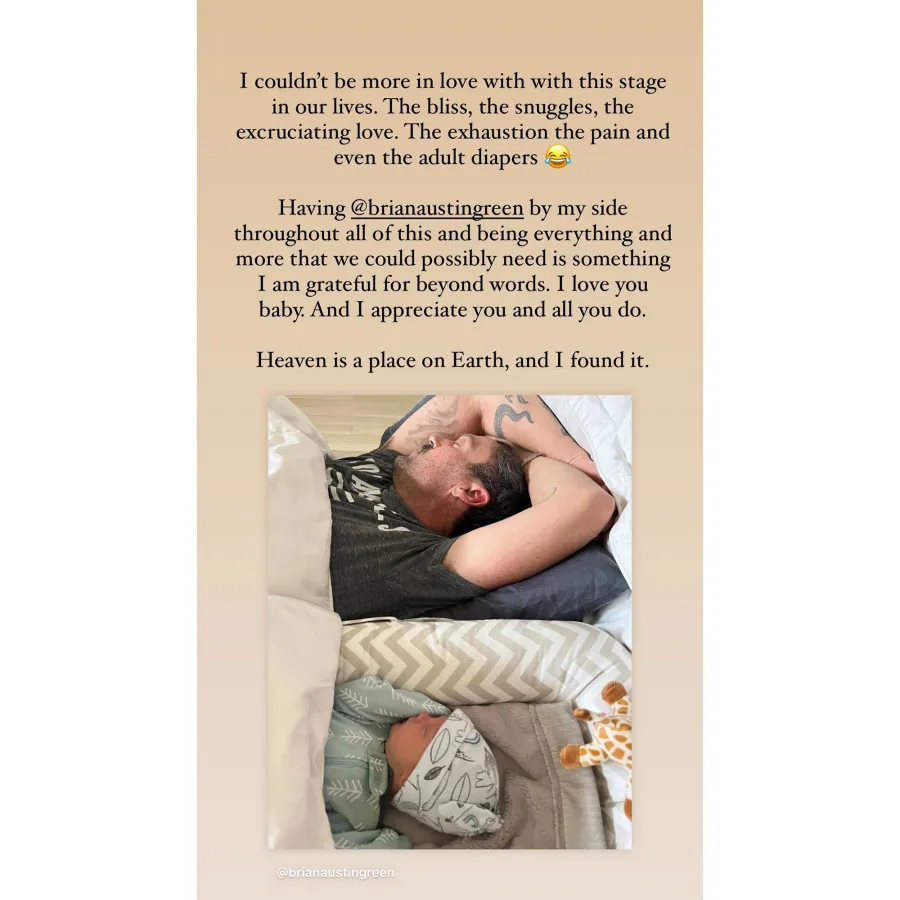 Doting Dad! Sharna Burgess Praises BF Brian After Zane’s Birth