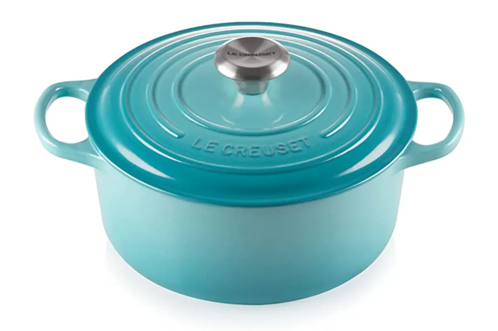 teal Dutch oven