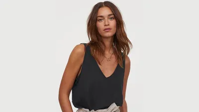 Aoulaydo Sleeveless Silky Stretch Tank Top