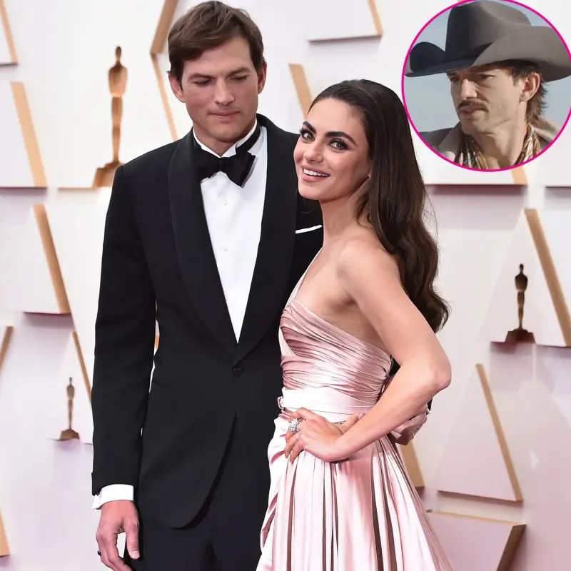 Ashton Kutcher Says Mila Kunis Liked His ‘Vengeance’ Mustache