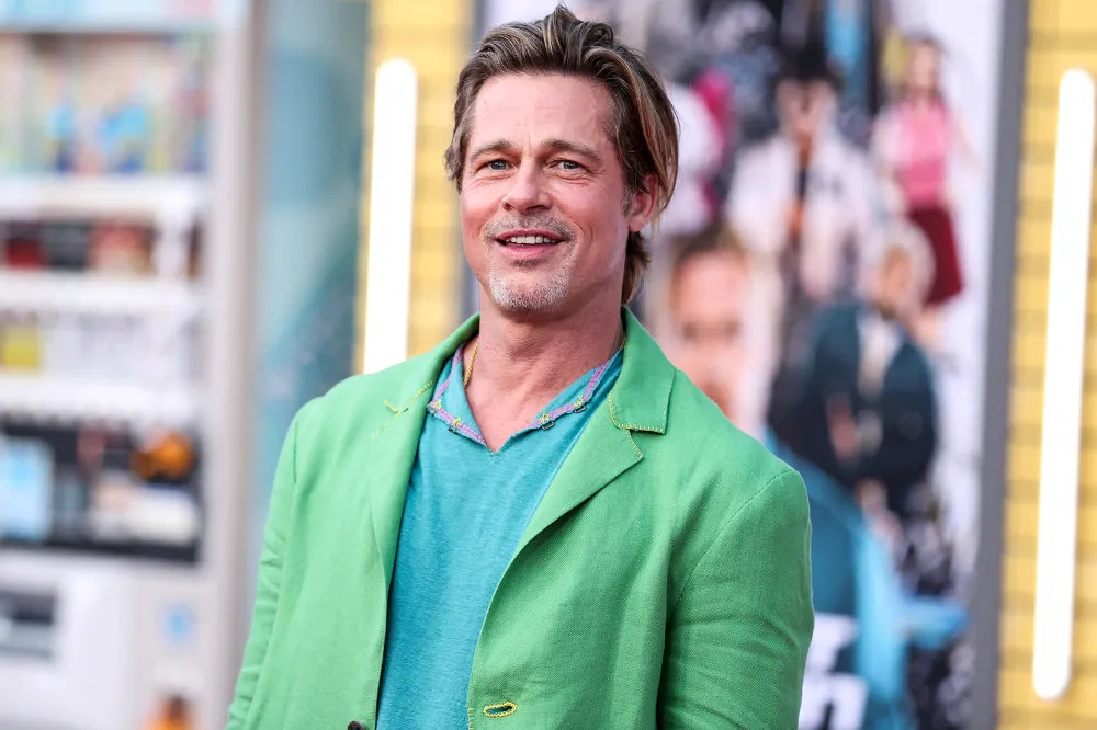 Brad Pitt Nearly Strips Down in Front of &lsquo;Bullet Train&rsquo; Costars