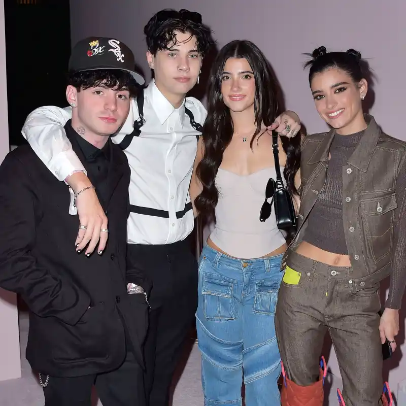 Date Night Landon Barker Charli DAmelio Attend Kylie Cosmetics Party