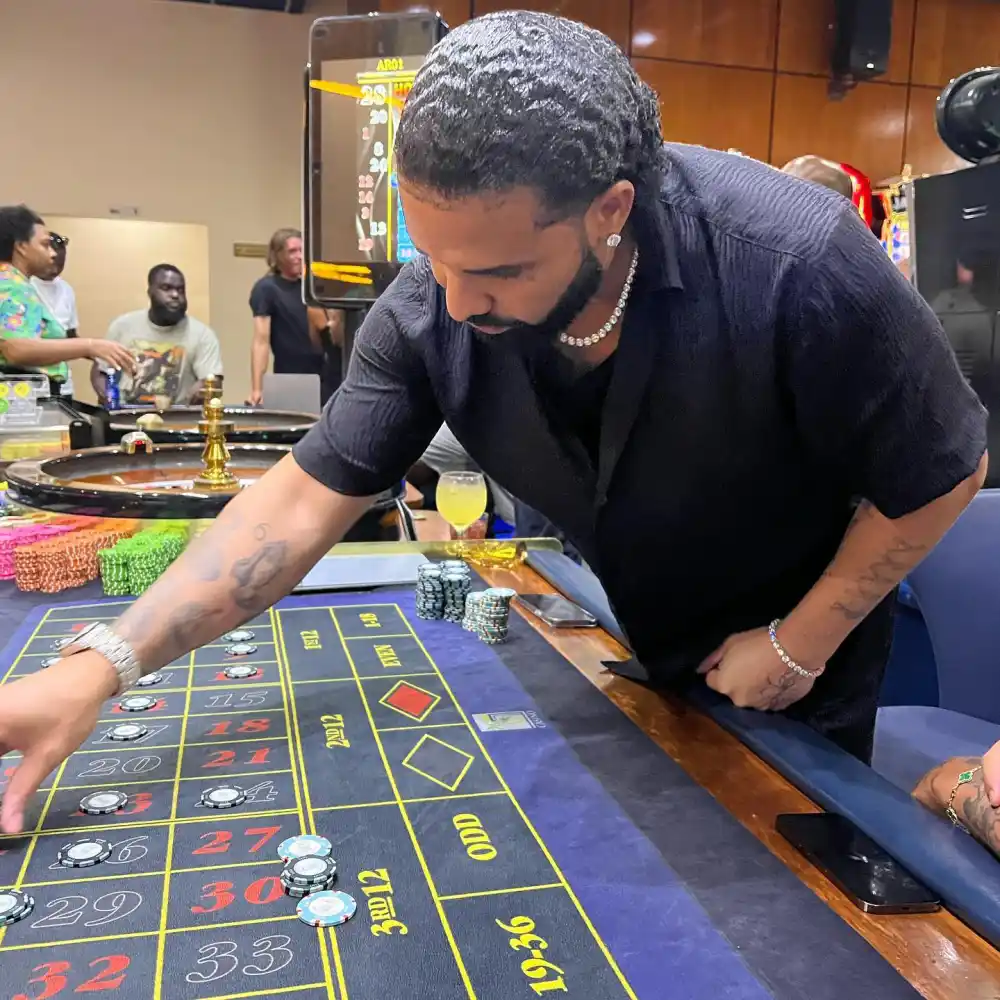 Drake Debuts Slick Backed Hairdo