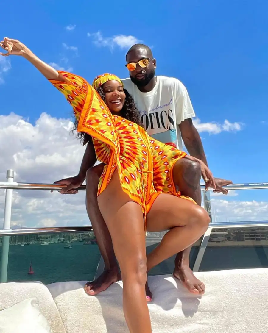 Dwyane Wade Jokingly Bites Gabrielle Union’s Butt on Yacht See the Steamy Pics From Their Vacation