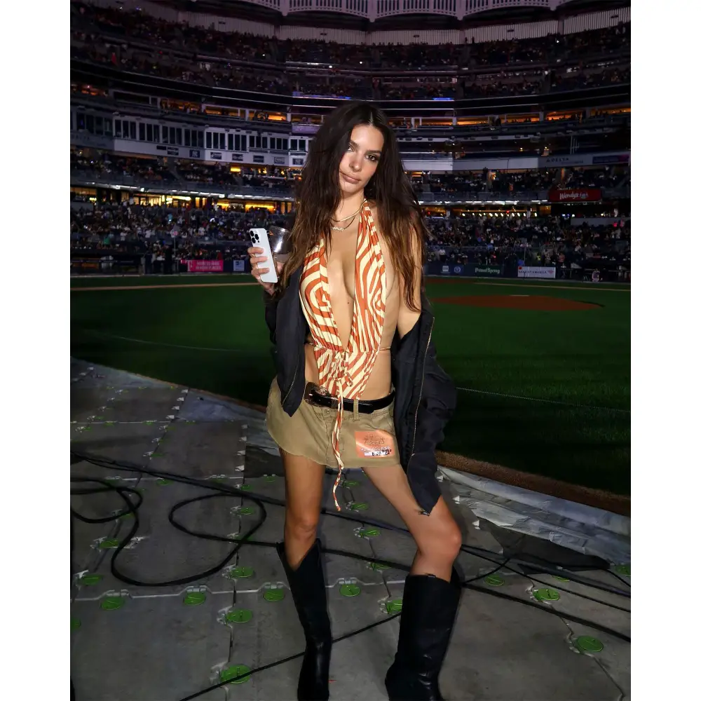 Emrata Wears a Swimsuit as a Top