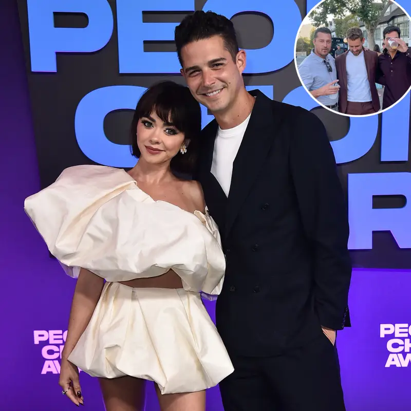 Every Member of Bachelor Nation at Sarah Hyland and Wells Adams’ Wedding Chris Harrison Chris Soules Ben Higgins and More