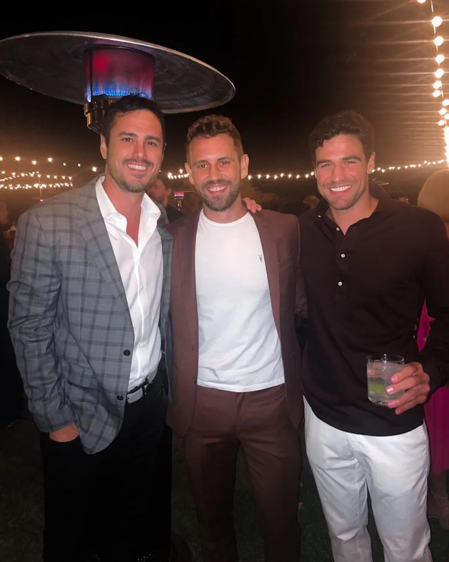 Every Member of Bachelor Nation at Sarah Hyland and Wells Adams’ Wedding Chris Harrison Chris Soules Ben Higgins and More