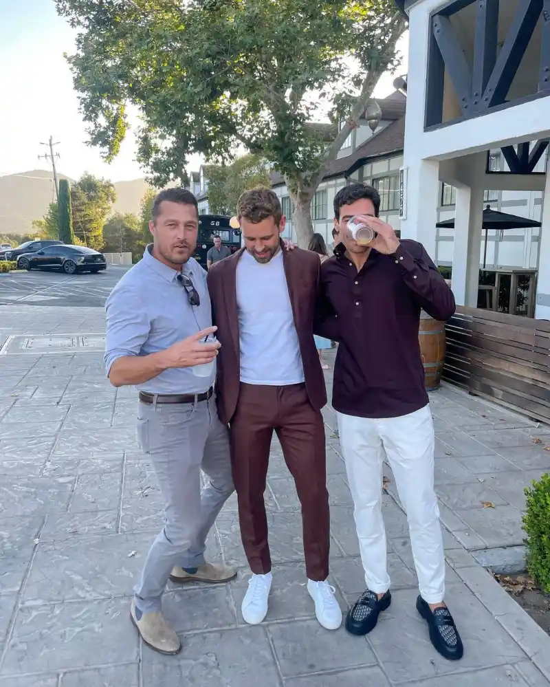 Every Member of Bachelor Nation at Sarah Hyland and Wells Adams’ Wedding Chris Harrison Chris Soules Ben Higgins and More