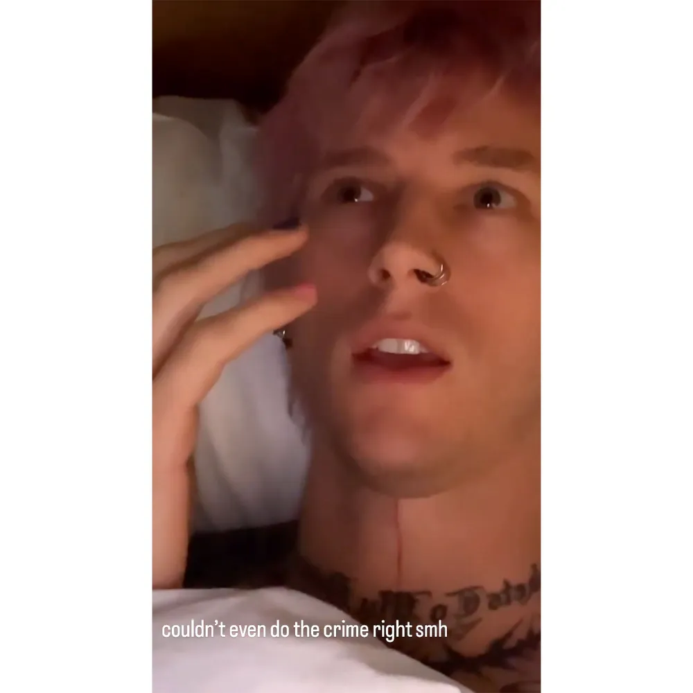 F--king Idiot'! MGK Responds After Tour Bus Is Vandalized in Nebraska