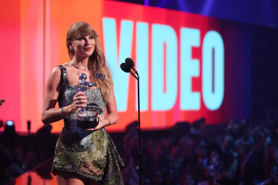 Taylor Swift at the 2024 MTV Video Music Awards.