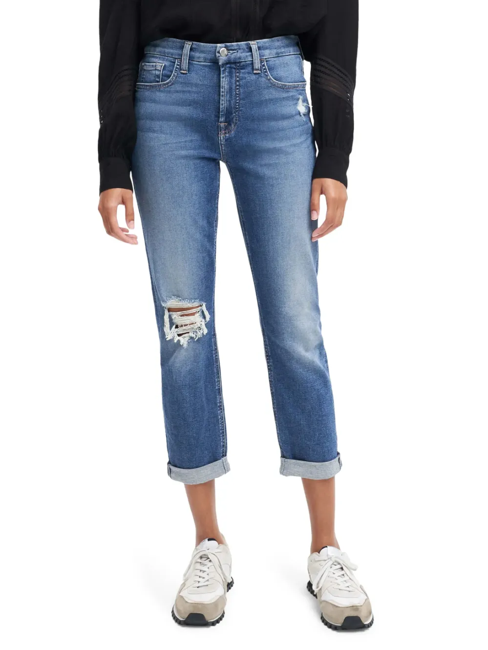 JEN7 by 7 For All Mankind Slim Boyfriend Jeans
