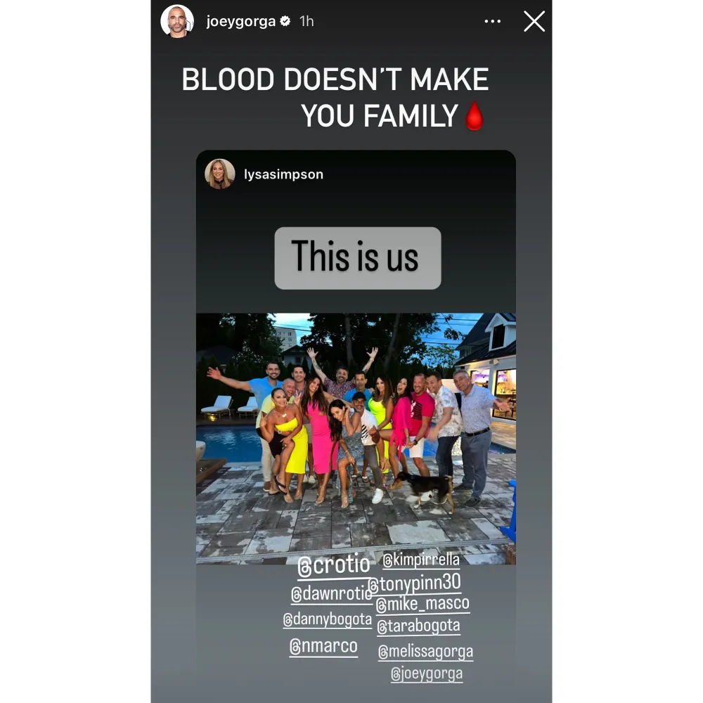 Yikes! Joe Gorga Says 'Blood Doesn&rsquo;t Mean Family' as He Plans to Skip Sister Teresa Giudice&rsquo;s Wedding