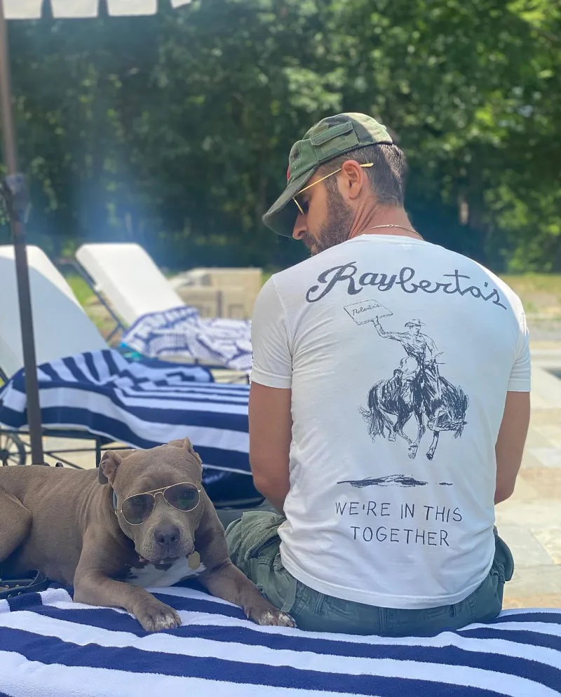 Justin Theroux’s Best Moments With His Beloved Dog Kuma