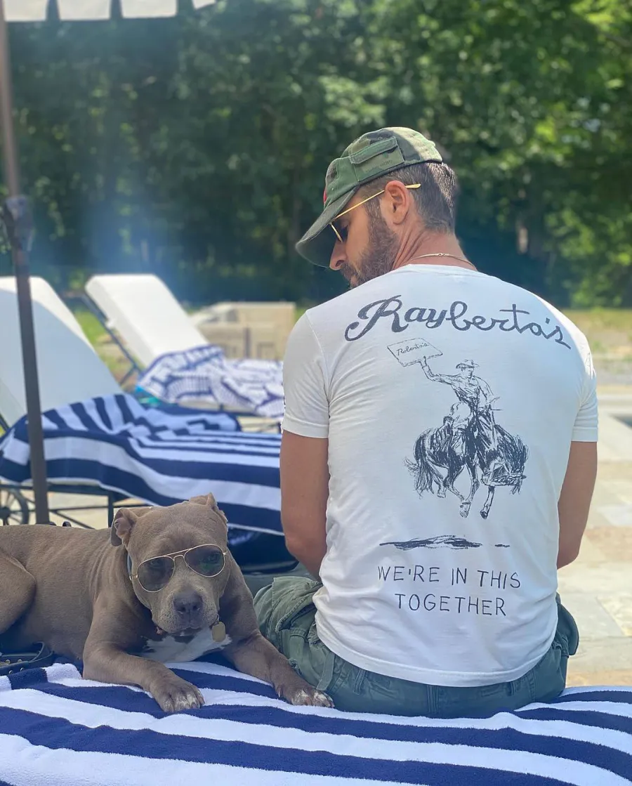 Justin Theroux’s Best Moments With His Beloved Dog Kuma