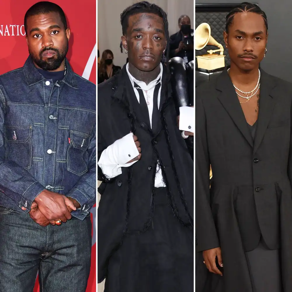 Kanye West Gets Matching Tattoo With Rapper Lil Uzi Vert Singer Steve Lacy