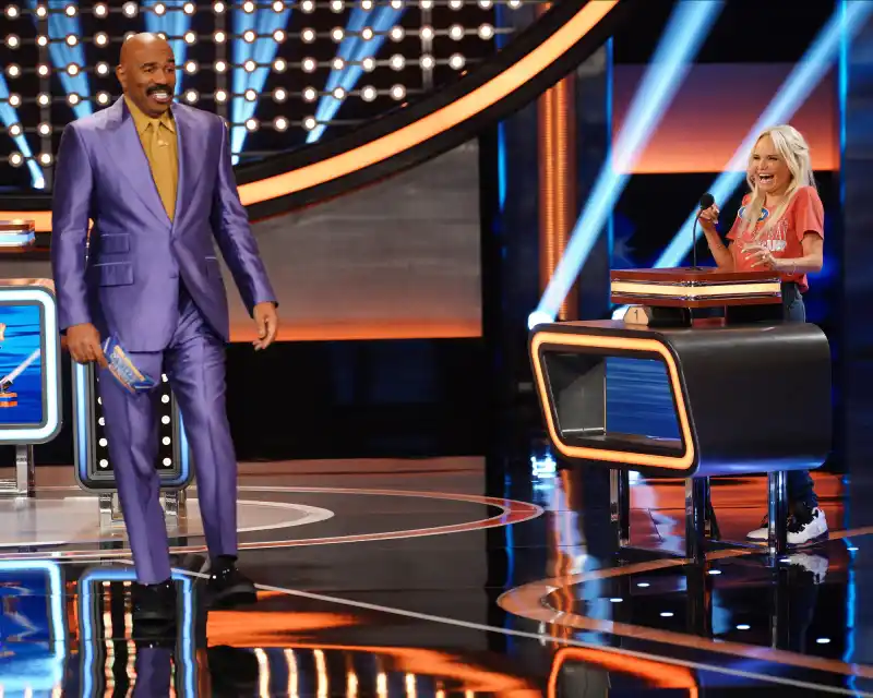 Kristin Chenoweth Shocks Steve Harvey With Naughty Family Feud Answer
