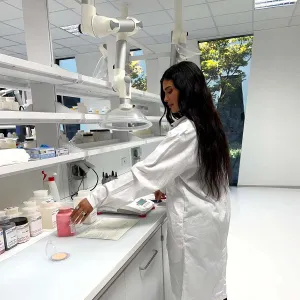 Kylie Jenner Says Shes Creating New Magic' as She Sports Lab Coat Kylie Cosmetics Test Center